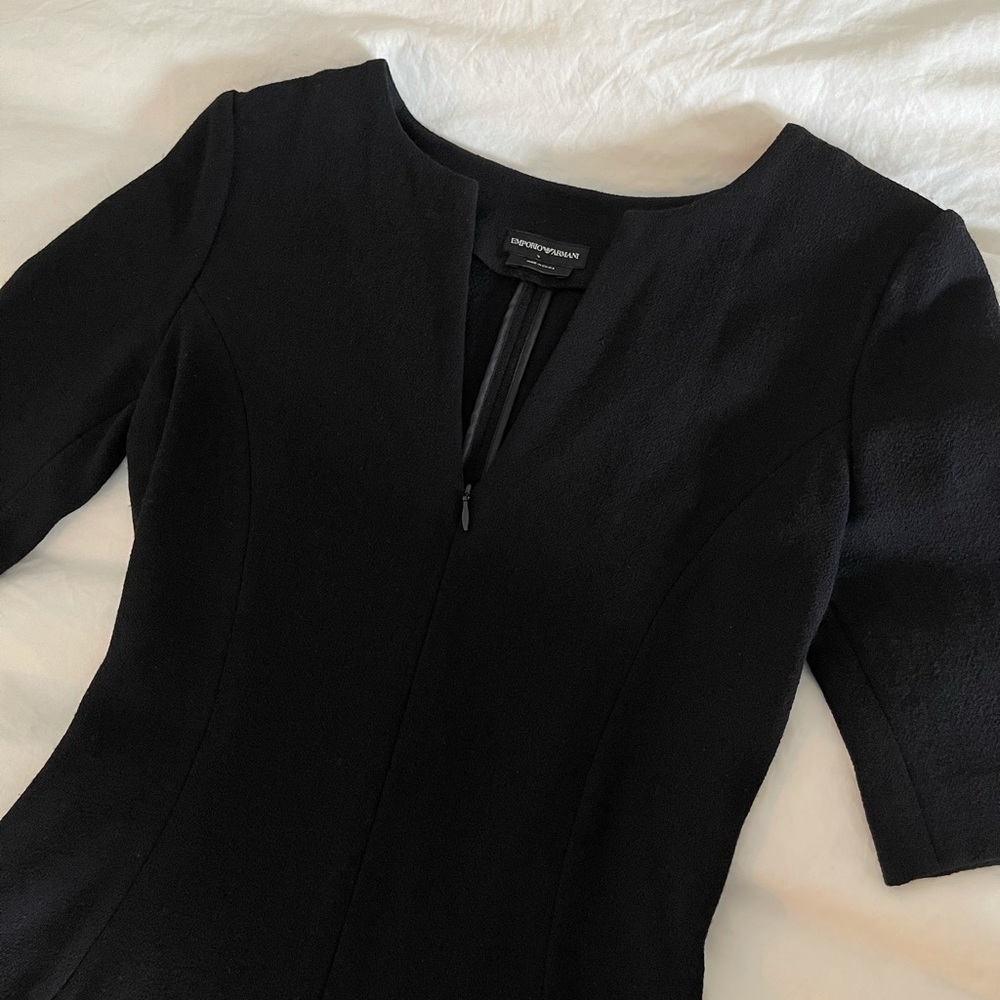 Emporio Armani black dress formal